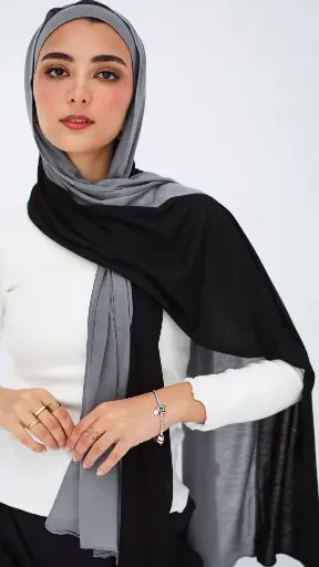 Black&Grey Dual Aura Scarf   