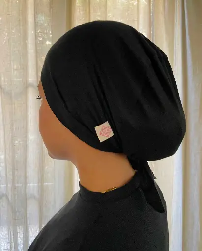 Black Aura Solid Bandana 