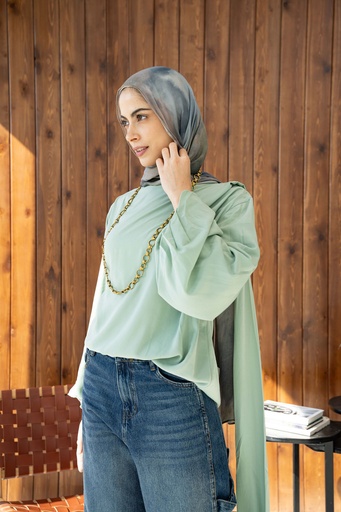 Mint Louvre Blouse