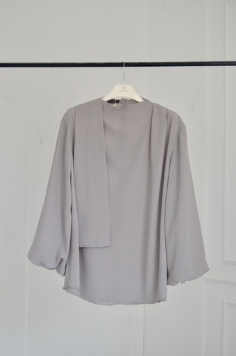Smoke Louvre Blouse