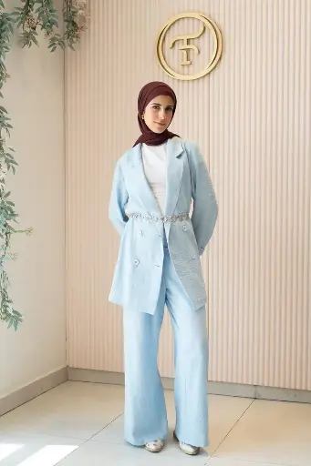 Mist Offbeat Blazer 