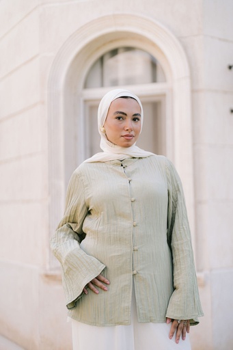 Olive Confetti Blouse
