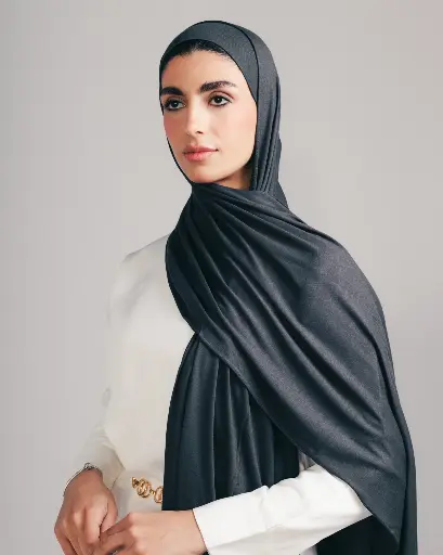 Ink Black Aura Scarf  