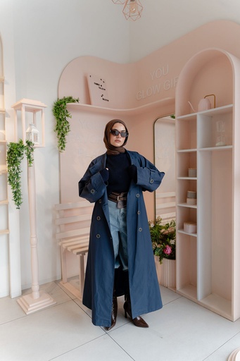 Ink Crete Coat