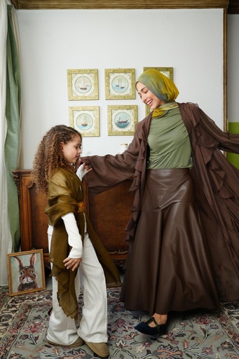 Brown Byblos Skirt 