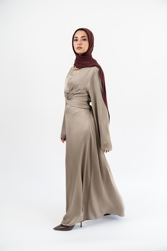 Sand Sicily Dress  