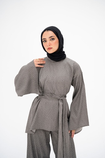 Smoke Abha Blouse  