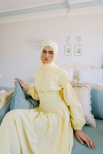 Yellow Genoa Dress 