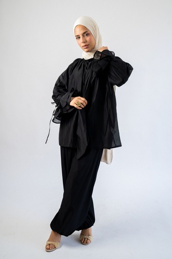 Black Cyprus Blouse