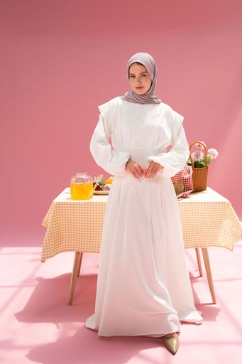 Snow Genoa Dress  