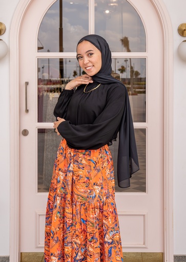 Black Cathy Blouse