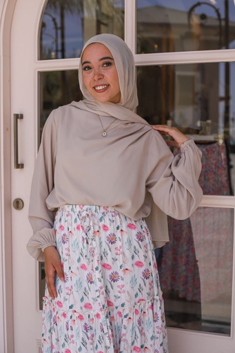 Beige Solana Blouse