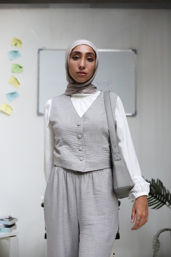 Grey Banker Vest