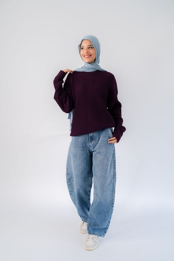 Dark Balloon Fit Pants