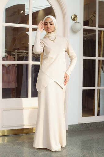 Beige Zyne Skirt  