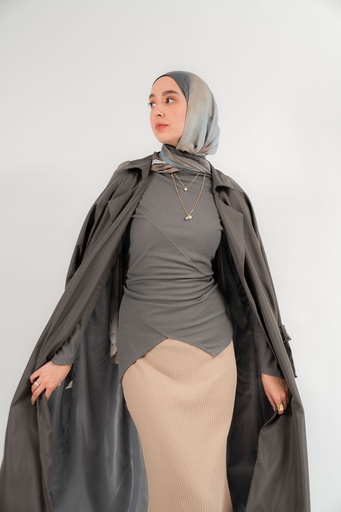 Grey Raya Blouse 